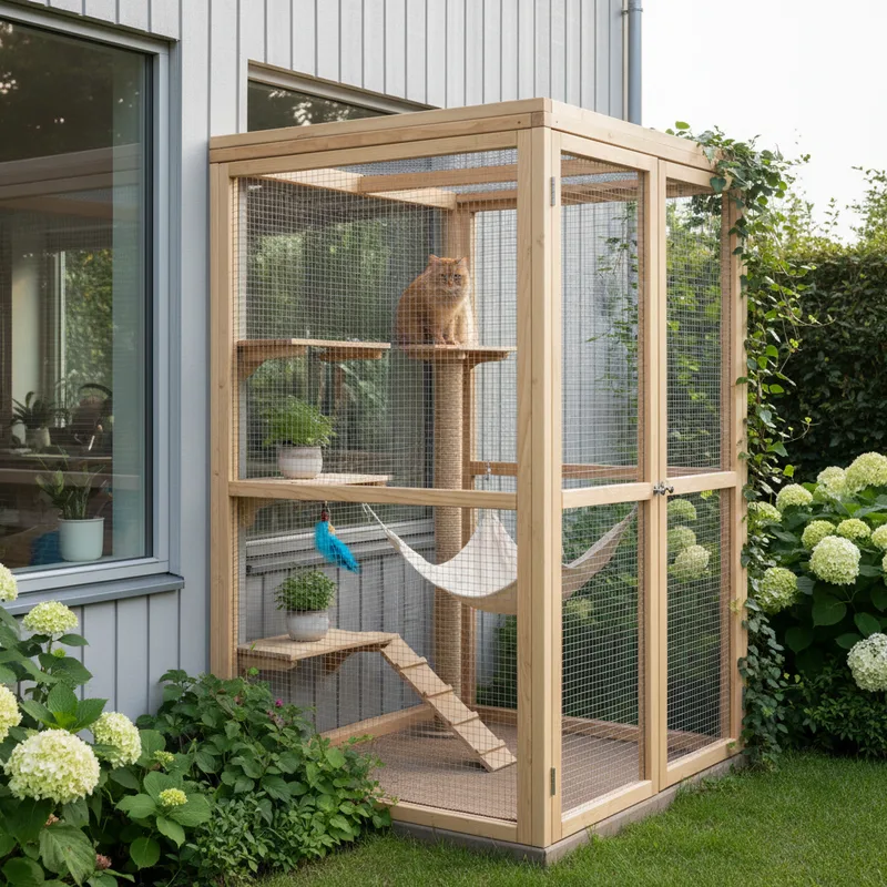 Construire un catio : le guide complet de l'enclos extérieur pour chat